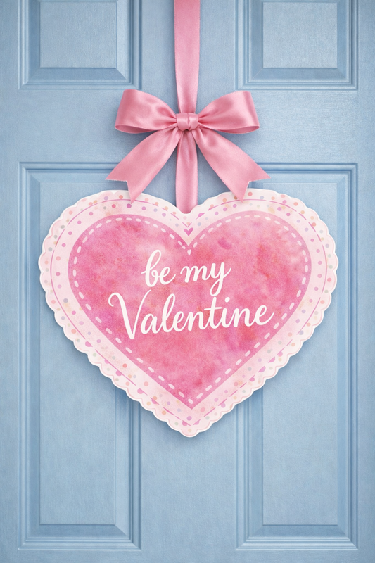 Be My Valentine Heart Hanger