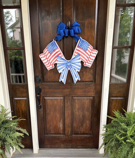 Crossed Flags Hanger