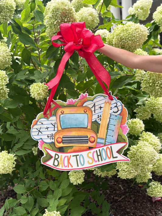 Back-to-School Bus Hanger