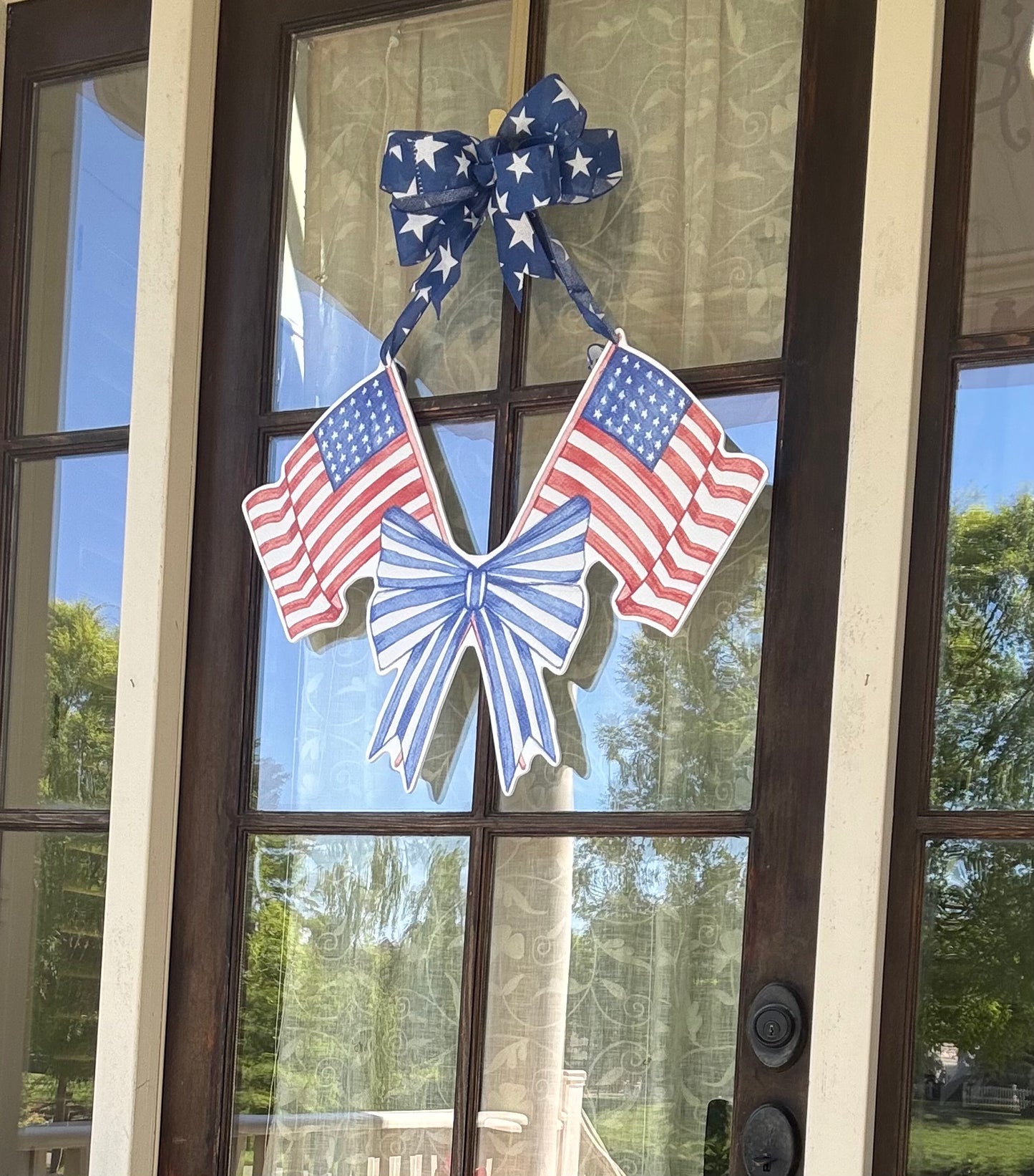 Crossed Flags Hanger