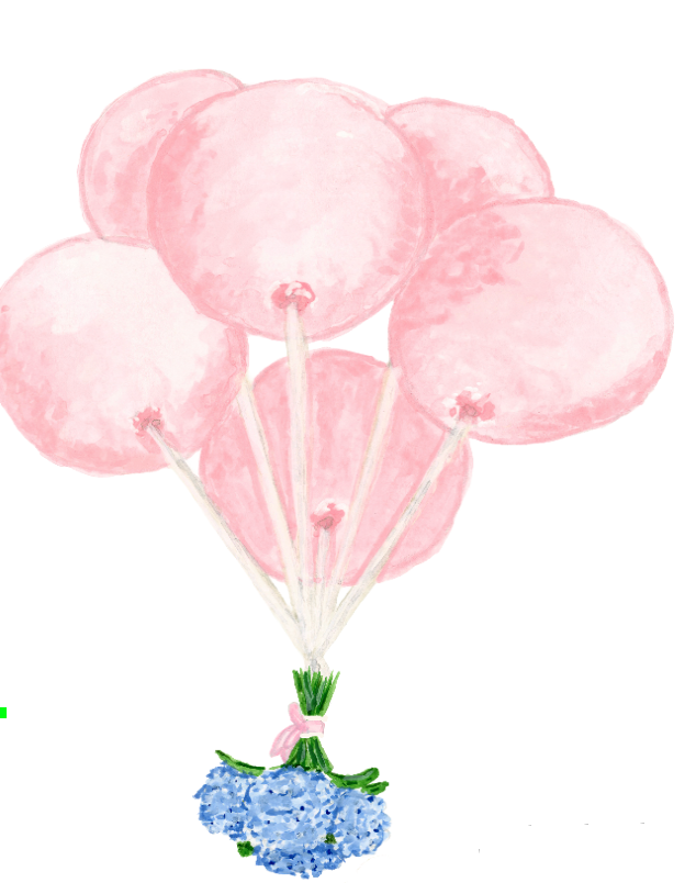 "Floating Floral Bouquet" Hanger