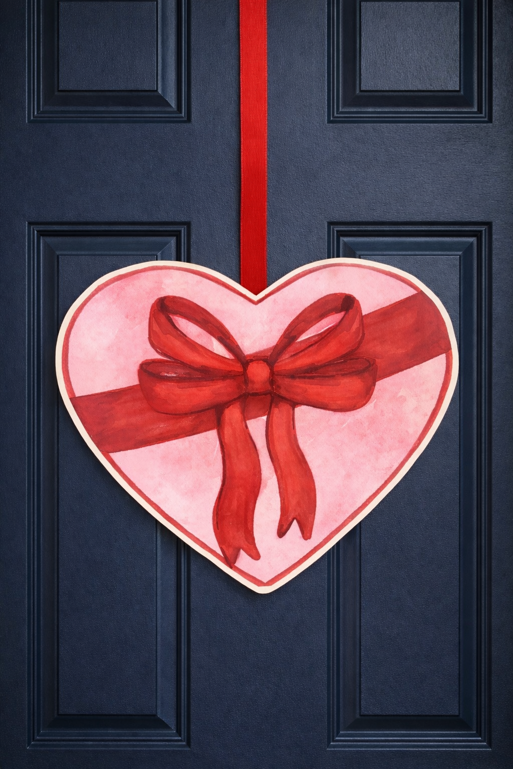 Wrapped with Love Heart Hanger