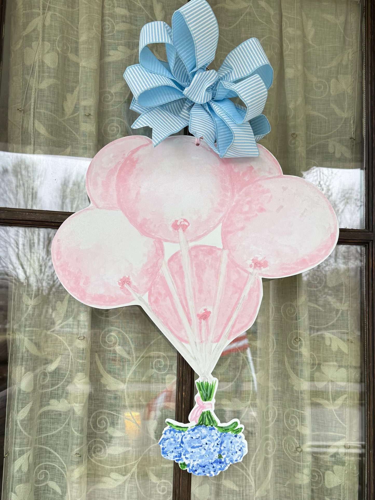 "Floating Floral Bouquet" Hanger