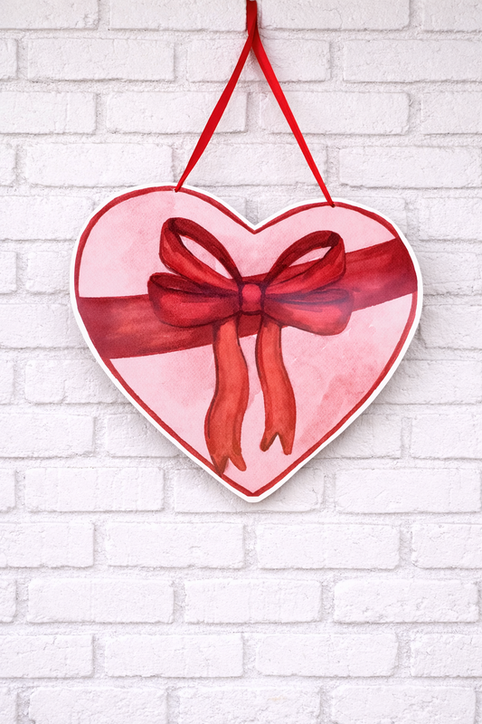 Wrapped with Love Heart Hanger