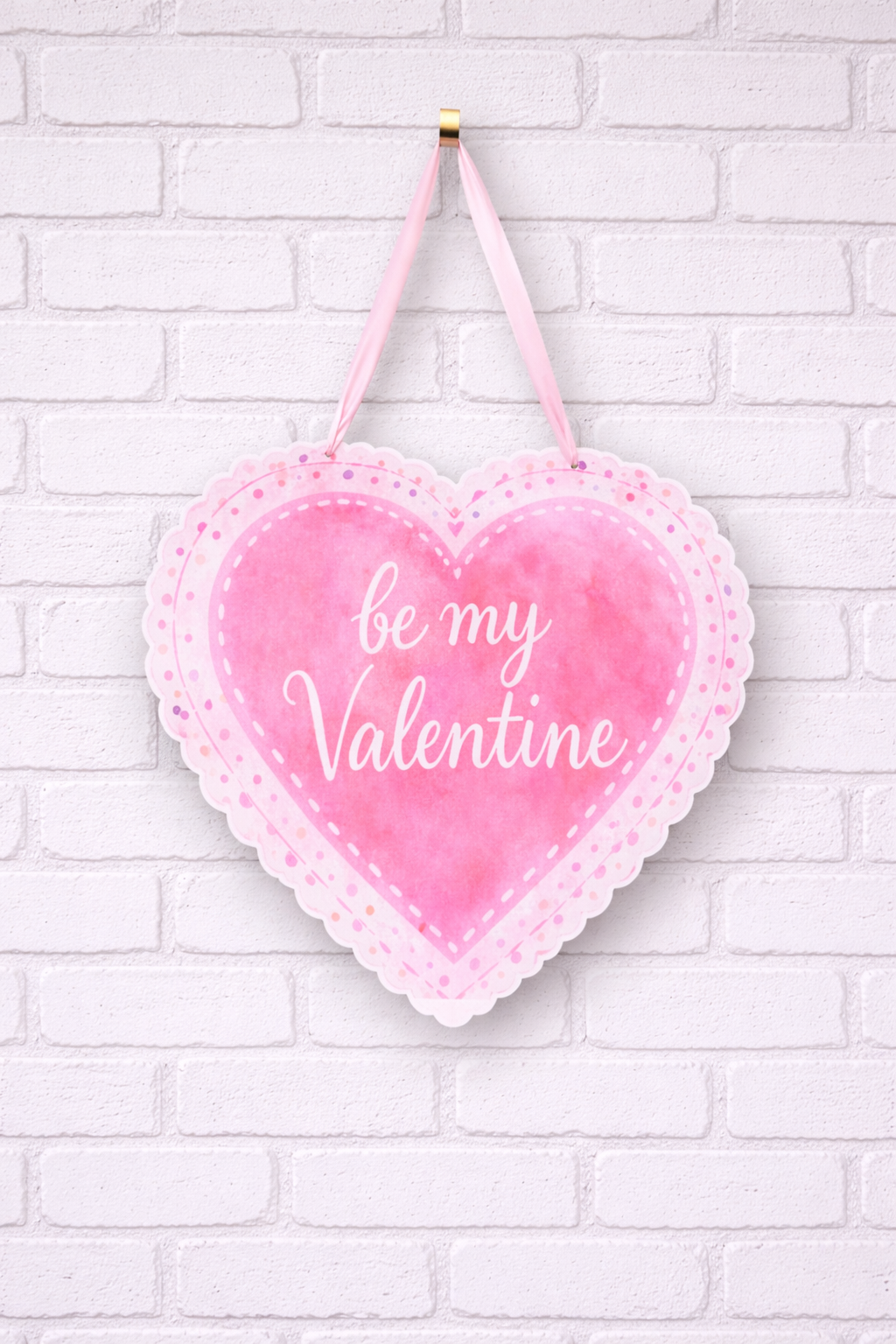 Be My Valentine Heart Hanger