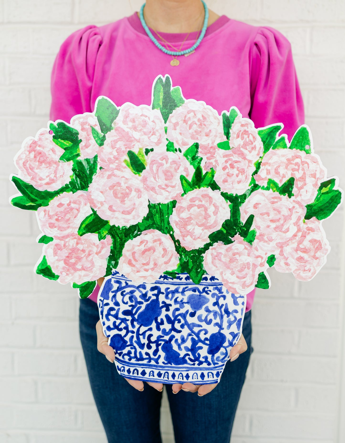 "The Peony Jar" Hanger