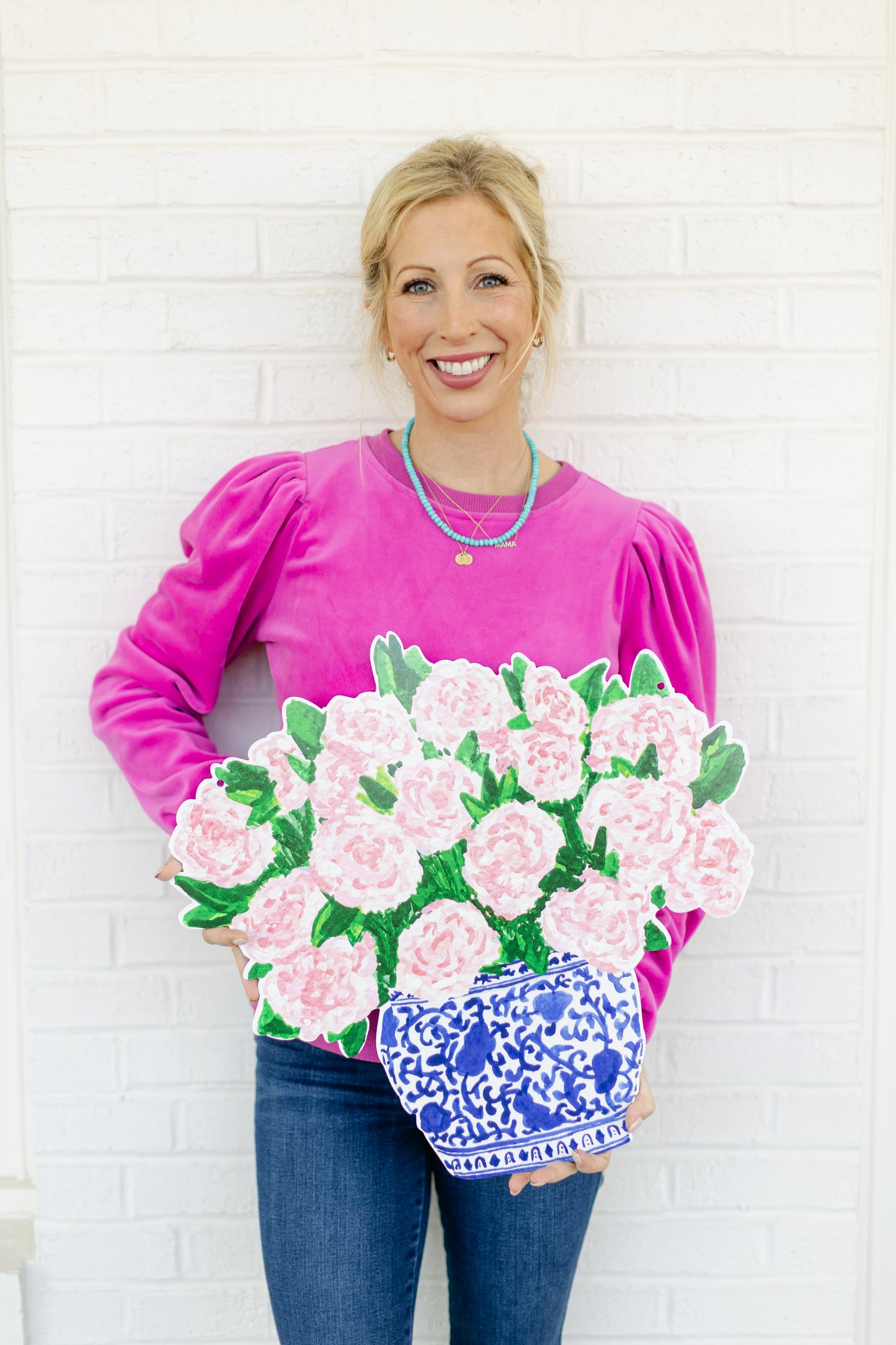 "The Peony Jar" Hanger