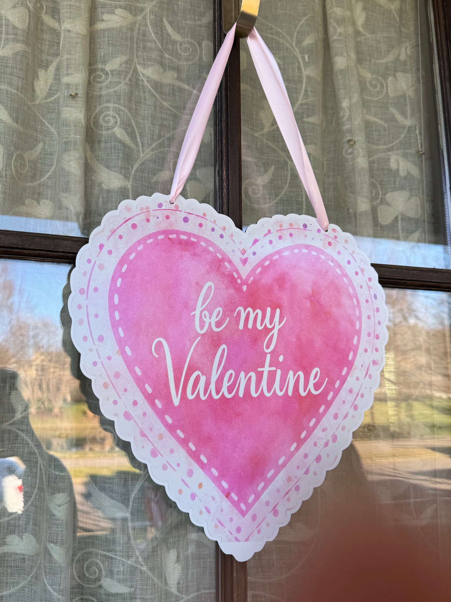 Be My Valentine Heart Hanger