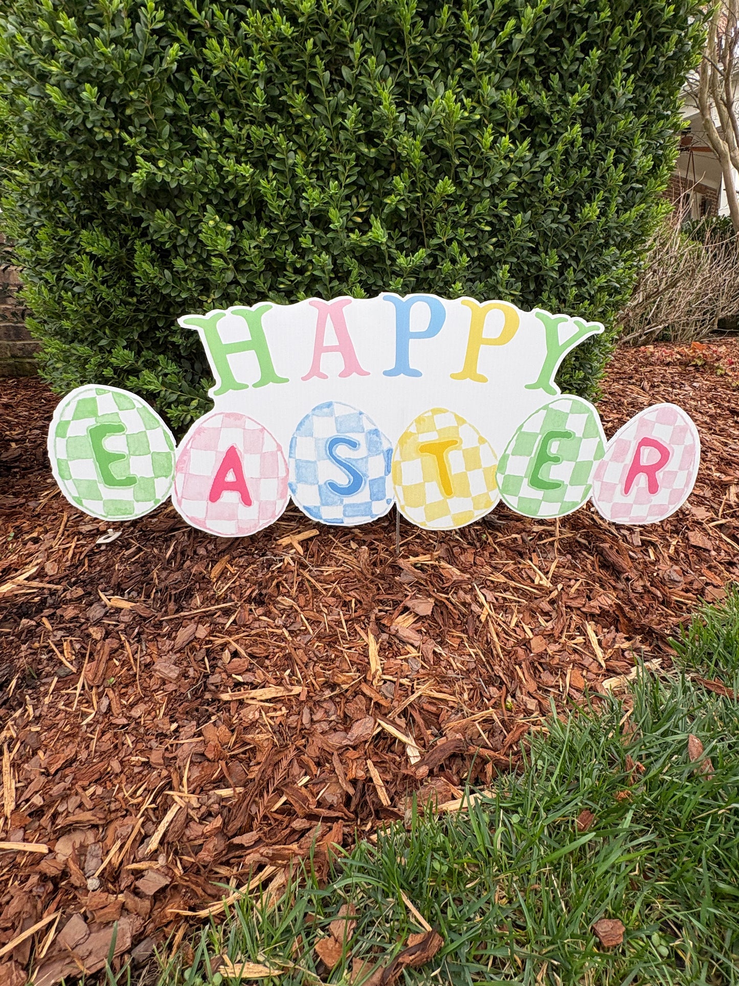 Happy Easter Pot Stake