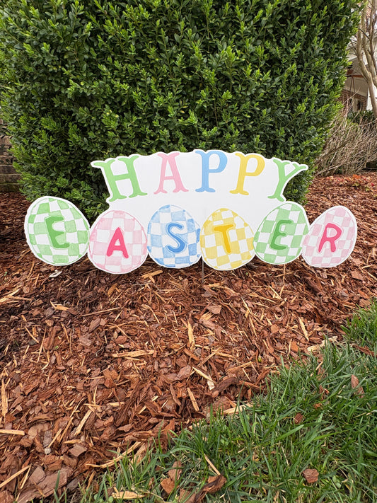 Happy Easter Pot Stake
