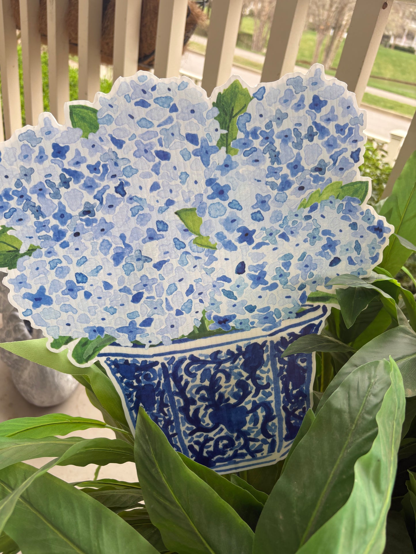 Summer Hydrangea Pot Stake