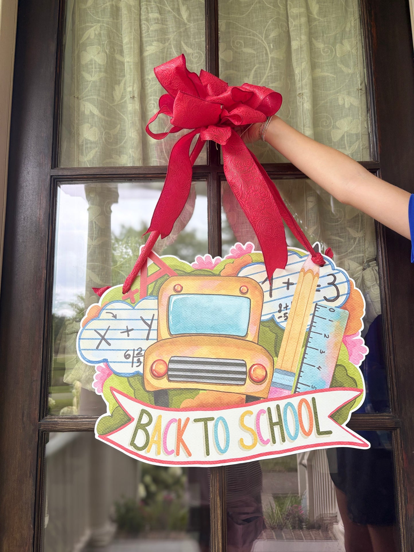 Back-to-School Bus Hanger